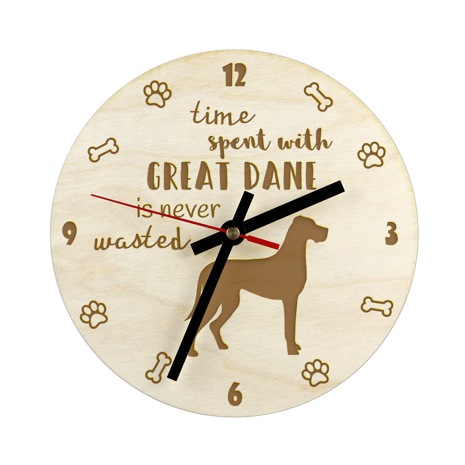Art-Dog Wandklok Duitse Dog II