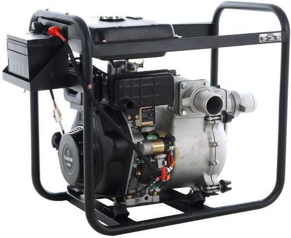 Diesel Wasserpumpe Blackstone BD-ST 8000ES für Schmutzwasser mit Anschlüsse 80 mm - Euro 5