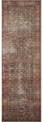 Alexander Home Sophia Printed Distressed Floral Vintage Area Rug