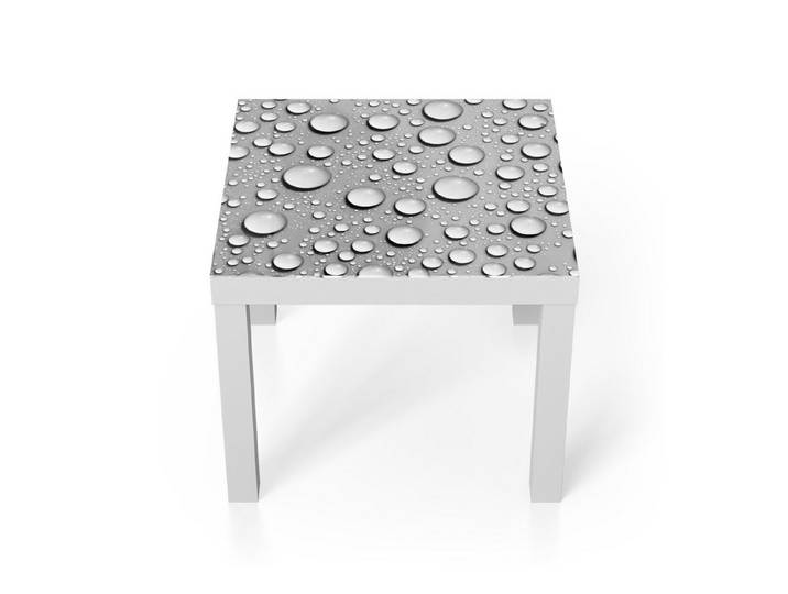 DEQORI Couchtisch 'Tanz der Wasserperlen', Glas Beistelltisch Glastisch modern
