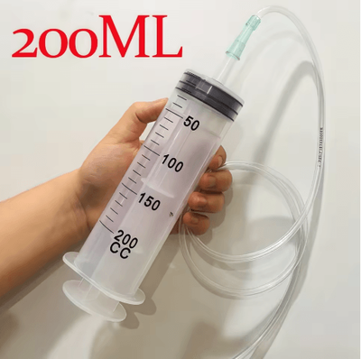 Inspire Picks PrecisionFlow Multi Use Pet Feeding Syringe With Flexible Hose 200ml And Hose