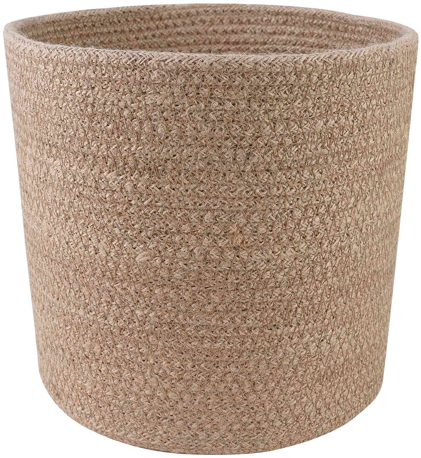 vidaXL Ensemble de Pots à Plantes 2 pc Naturel Ø 21 x 21 cm
