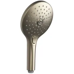 Gessi Origini Antikalk-Handbrause, mit Druckknopf-Wahlschalter, 3-Strahl, 47351149, Farbe: Finox Optik