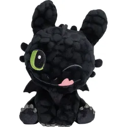 Schmidt Spiele - DRAGONS: Ohnezahn, glücklich, 18 cm, Plüsch