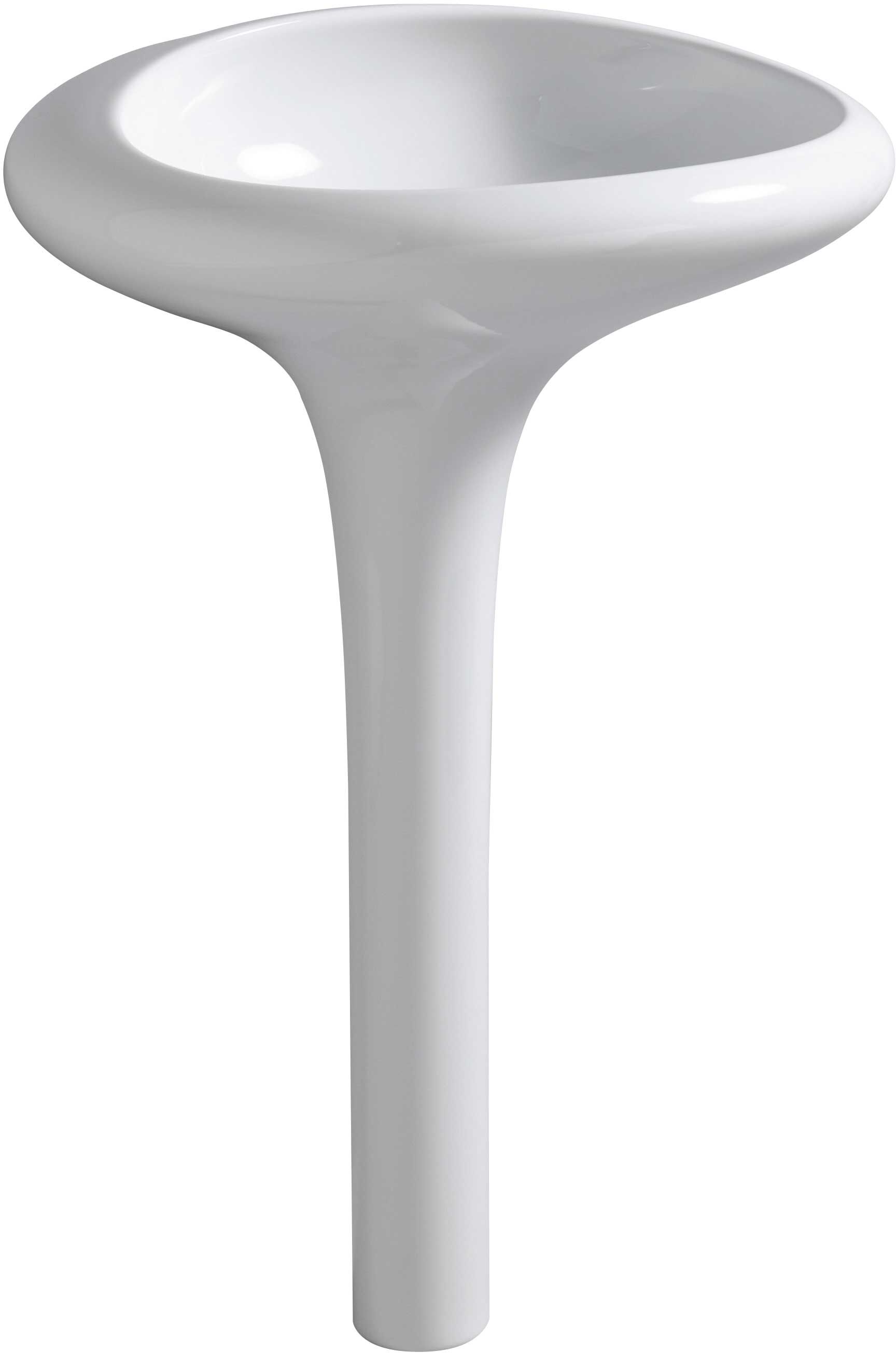 Vitra Istanbul lavabo 4251B403-0016 blanc VC, 60,5x62cm, socle intégré