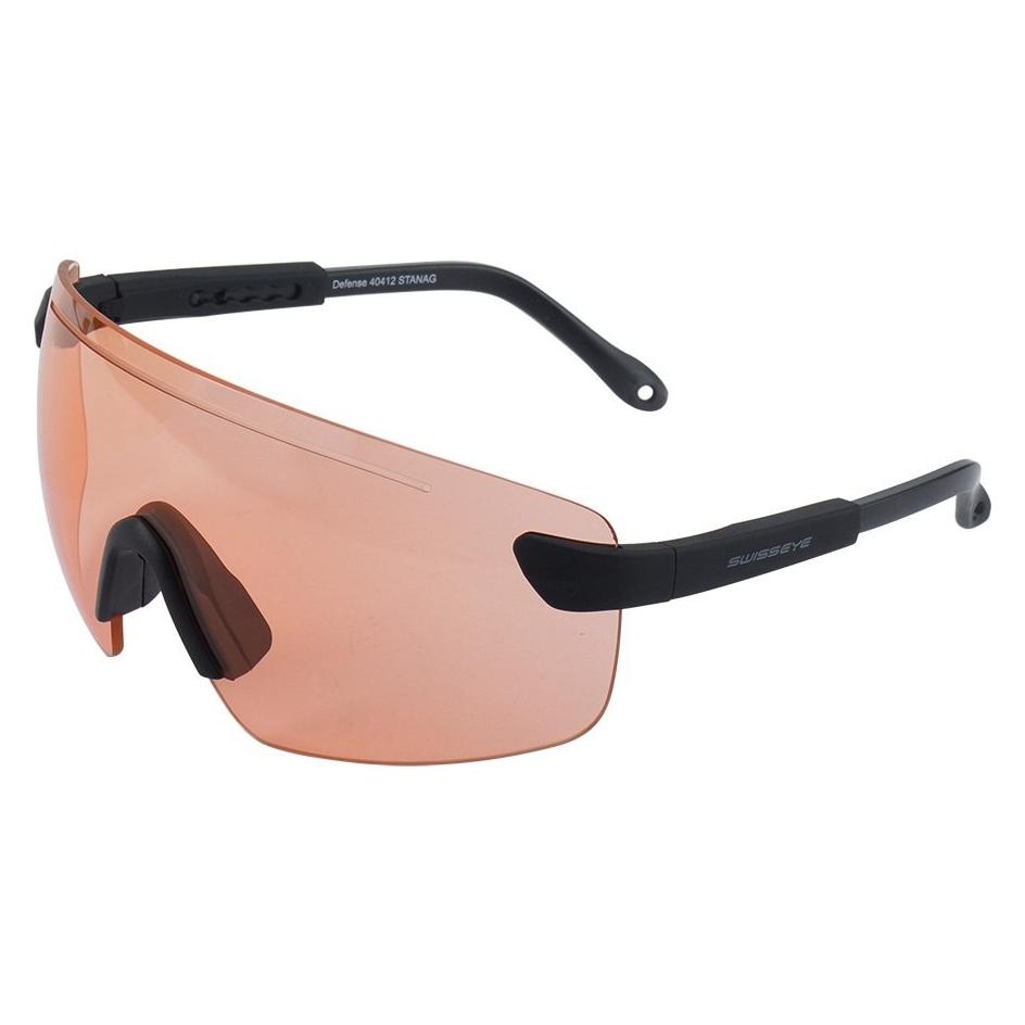 Swiss Eye Brille Defense rubber black, orange (SE-40412)