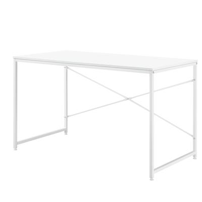 Helloshop26 - Computertisch Arbeitsplatz Tisch MDF 120 cm weiß 03_0003510