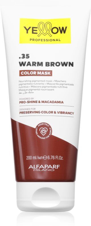 Yellow Professional Color Mask Bonding Color Mask teinte .35 Warm Brown 200 ml