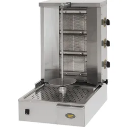 Stalgast ROLLER GRILL Gas-Gyrosgrill, Kapazität 25 kg, Abmessung 580 x 660 x 870 mm (BxTxH)
