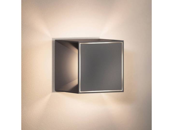 Sigor LED-Akku-Tischleuchte Nutalis mini, graphit, IP54, dimmbar, alu / grau / zink, für Wohn- / Esszimmer, Aluminium