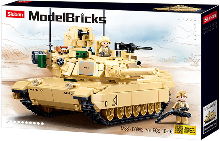 Model Bricks : M1A2 Sep V2 Abrams 781 pcs - Sluban