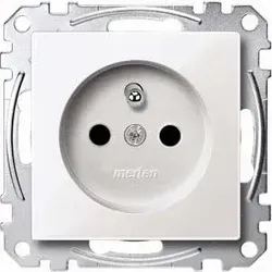 Merten Steckdose pws/gl Schuko stift BRS MEG2600-0319