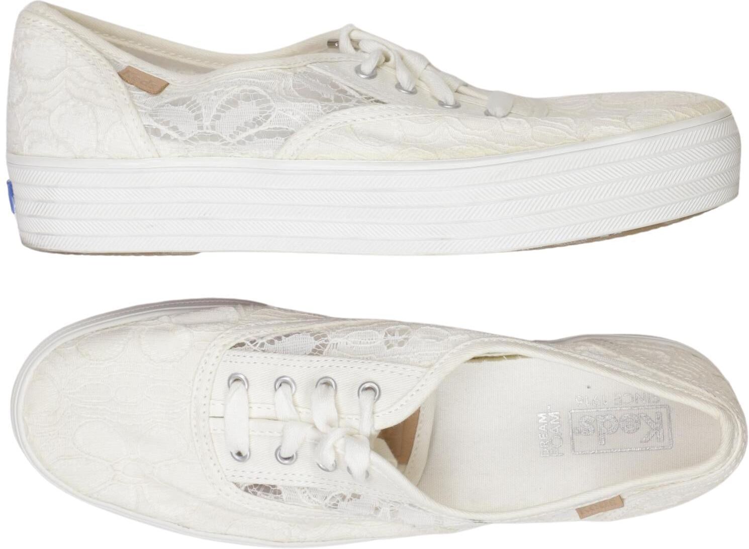 Keds Damen Sneaker, Cremeweiß, Gr. EU 37.5, kein / Etikett - Second Hand