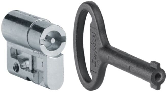 Hager Profil demi-cylindre à double panneton 3 mm MES-PHZDB3 (MES-PHZDB3)