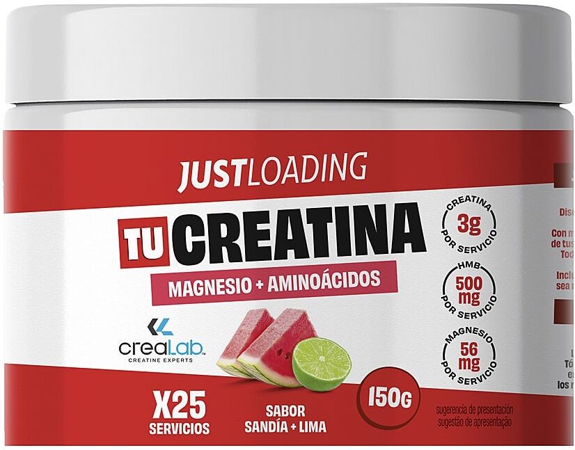 JUSTLOADING Creatina Sabor Sandía-Lima