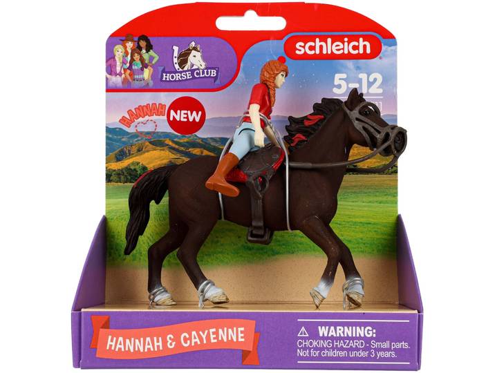 schleich Horse Club 42711 Horse Club Hannah & Cayenne