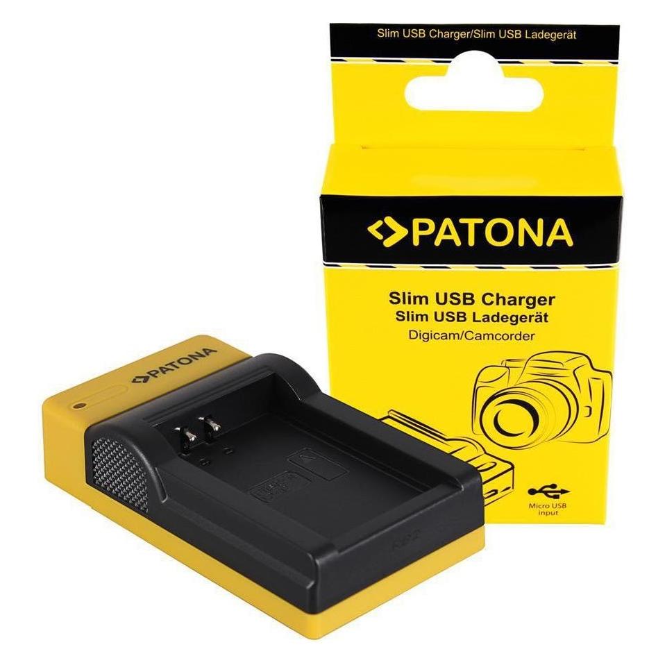 Patona Micro-USB Ladegerät Canon LP-E12 (Kamera Akku Ladegerät) (151652)