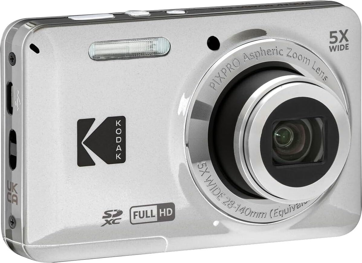 Kodak PixPro Friendly Zoom FZ55 16MP Compact Digital Camera - Silver