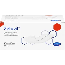 Zetuvit Saugkompresse Unsteril 10x10 cm 30 ST