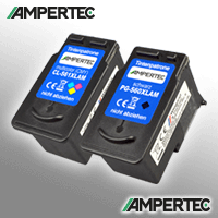 2 Ampertec Tinten ersetzt Canon PG-560XL+CL-561XL Doppelpack KCMY PG-560XLMULTIAM