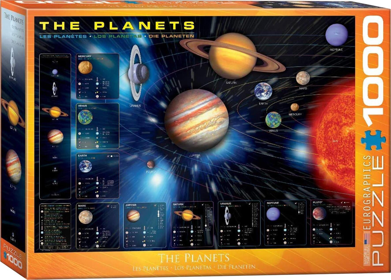 Eurographics Puzzel De planeten - 1000 stukjes - Kartonnen puzzel