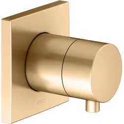 KEUCO IXMO Fertigmontageset 59541251002 messing gebürstet, Unterputz-Absperrventil, eckig, für 1 Verbraucher