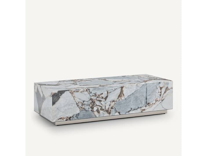 AM.PM Table basse cube en marbre, Alcana Marbre