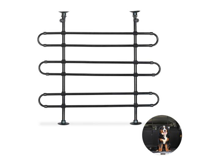 Hundegitter Auto Schwarz