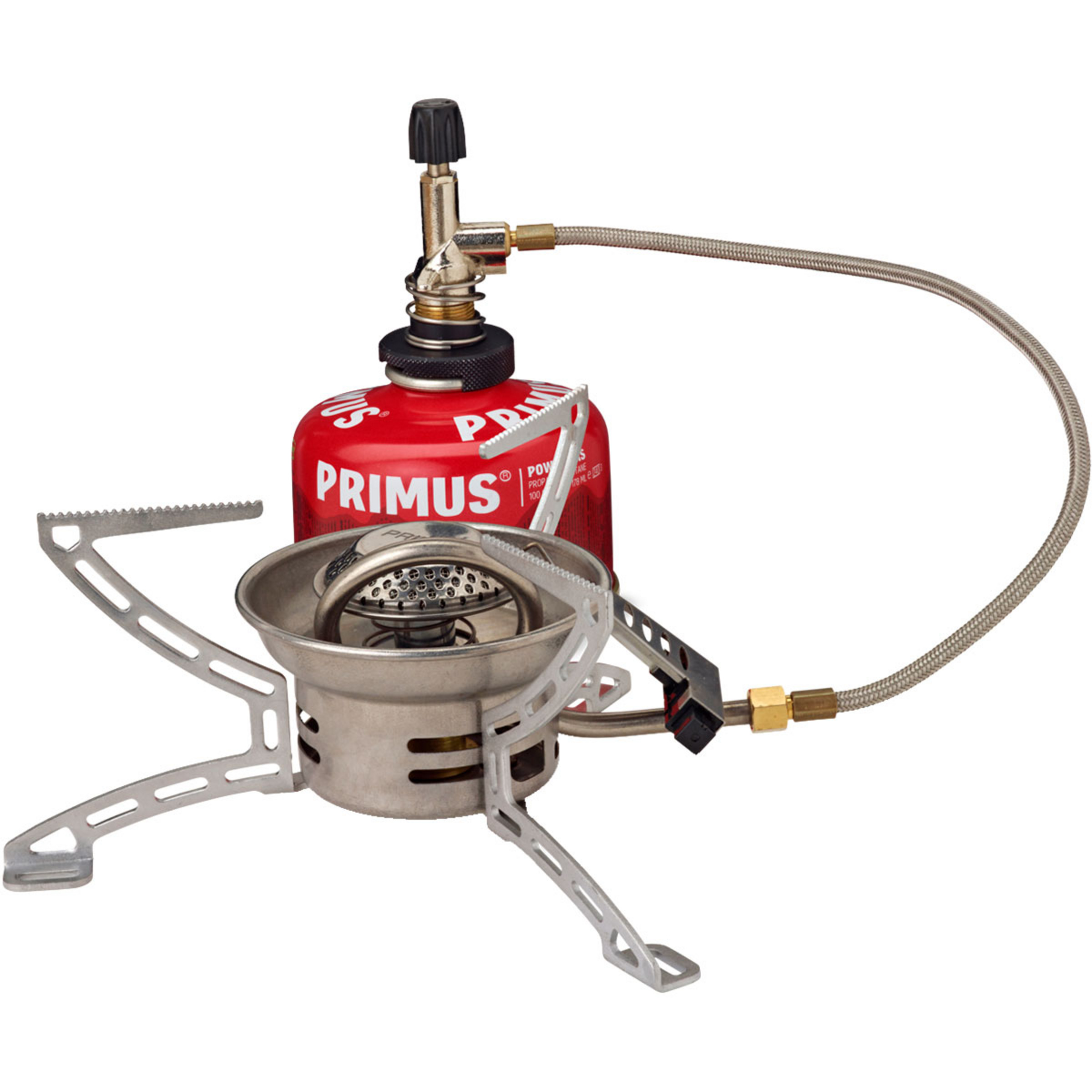 Primus EasyFuel Duo Piezo Gaskocher Campingkocher silber Camping
