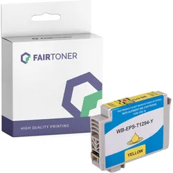 Kompatibel für Epson WorkForce 525 (C13T12944010 / T1294) Druckerpatrone Gelb