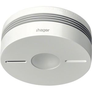 Hager Rauchmelder Komfort Q, TG551A, Funk vernetzbar, 10 Jahre Laufzeit, 85 dB, VdS-geprüft, mit Q-Label
