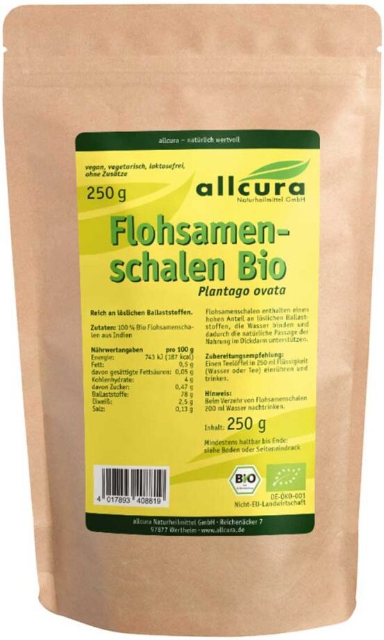 Flohsamenschalen Bio