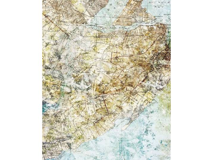 Fotobehang - Mix Map 200x250cm - Vliesbehang