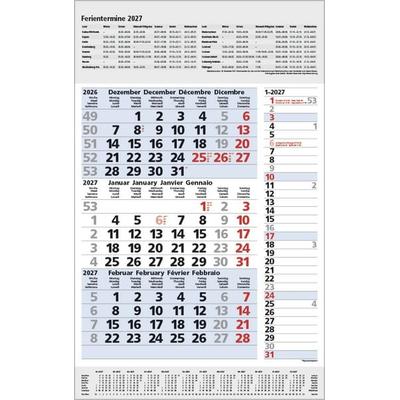 3-Monats-Planer Combi Blau 2027