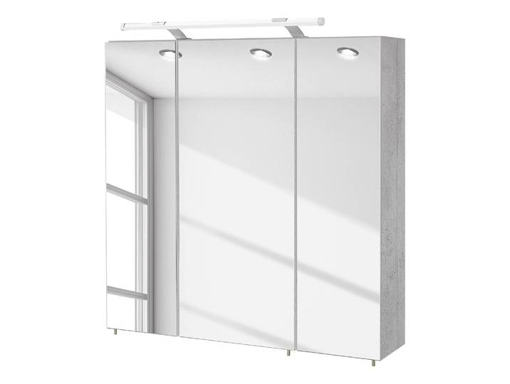Armoire à glace IV 70 x 16 x 73cm Gris/Gris