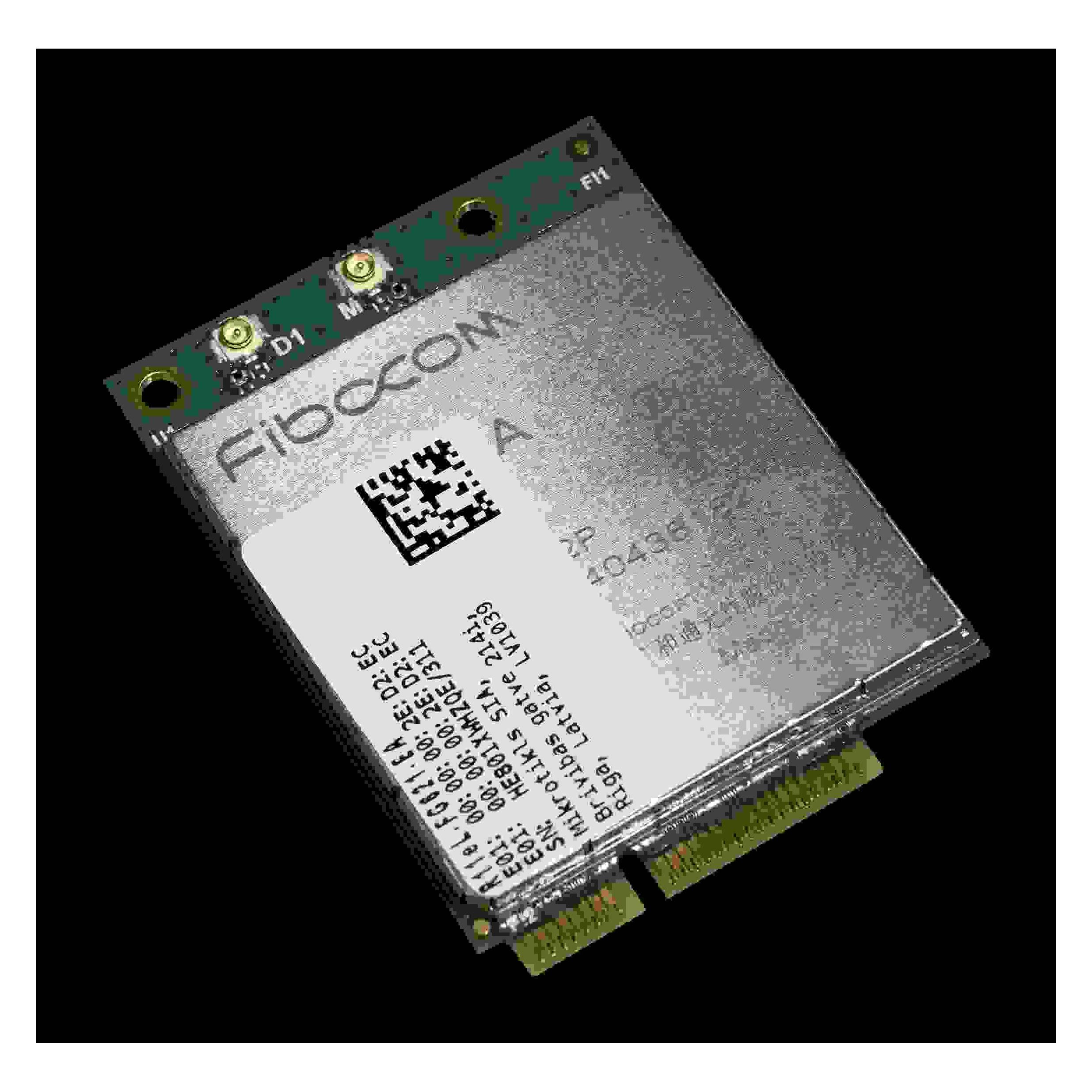 MikroTik R11EL-FG621-EA -, 3G/4G/LTE miniPCi-e-Karte mit 2 x u.FL-Anschlüssen für I (Mini PCI Express) (R11EL-FG621-EA)
