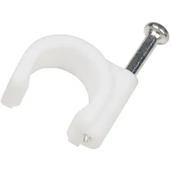 Kabelschelle, 10mm, 100er-Pack, weiß