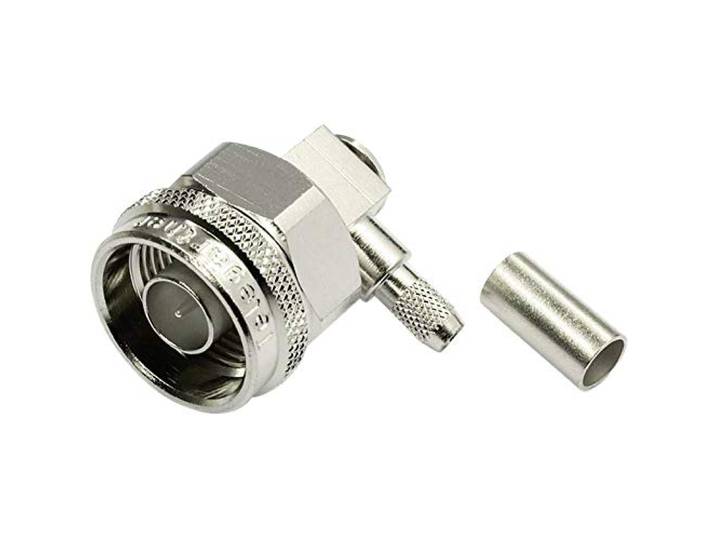 Telegaertner J01020A0036 J01020A0036 N-connectorstekker, haaks 50Ω 1 stuk