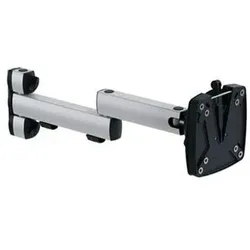 Novus 1.2 TSS Folding arm 2 Monitor Arm Tisch/Bank Schwarz, Silber
