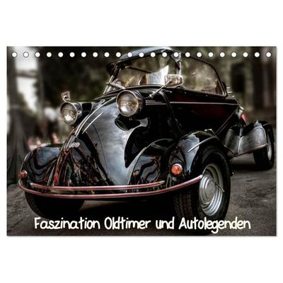 Faszination Oldtimer und Autolegenden (Tischkalender 2027 DIN A5 quer), CALVENDO Monatskalender