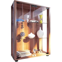 Vitrine Sintalo ca. 60x80 cm Nussbaum