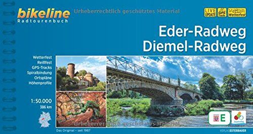 Esterbauer Verlag - Eder-Radweg Diemel-Radweg: 386 km (Bikeline Radtourenbücher) - Preis vom 09.10.2026 07:28:09 h