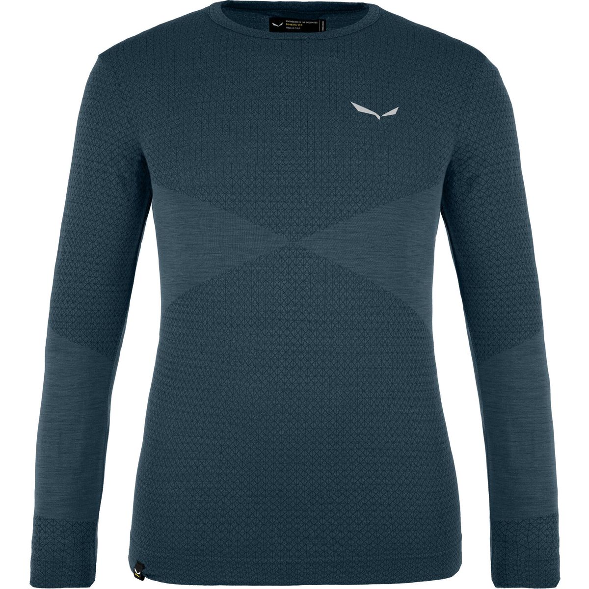 Salewa Zebru MED Warm AMR K Long Sleeve Tee pond blue (8770) 116 00-0000028157-8770-116
