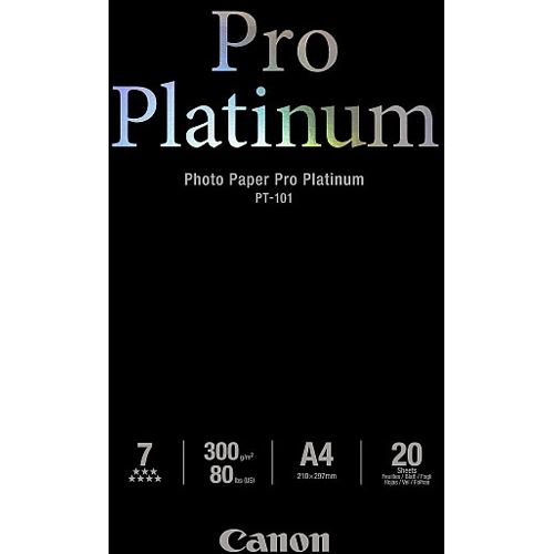 Canon PT-101 Pro Platinum Plus Fotopapier 29.7x21 cm (20 Blatt)