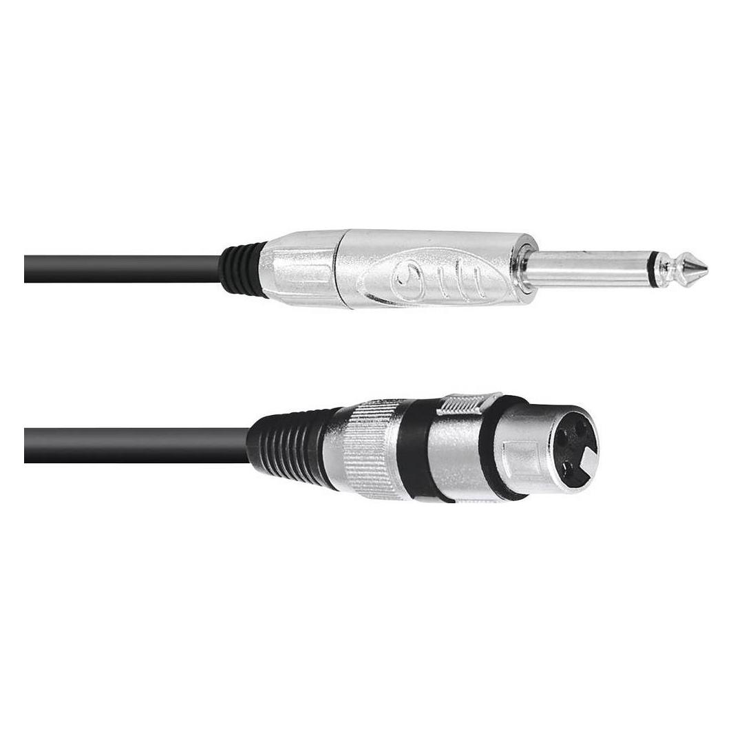 Omnitronic Adapterkabel (5 m, 6.3mm Klinkenkabel, XLR Kabel) (30225170)