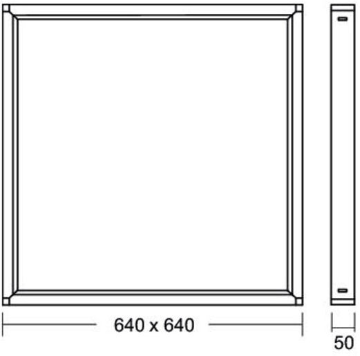 brumberg Cadre de montage M625 blanc 640 × 640 × 50 mm (81032056)