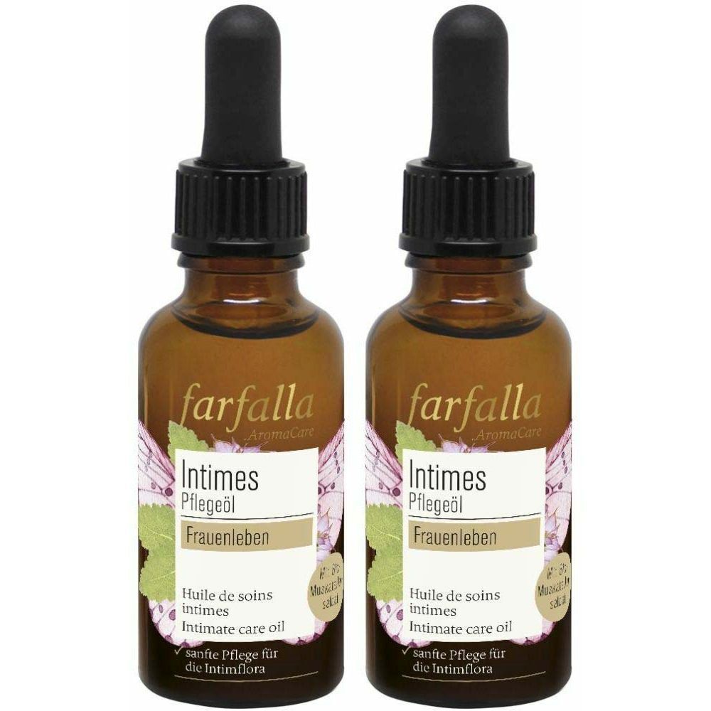 Farfalla Intim Pflegeöl Frauen Muskateller 30 ml x2 2x30 Öl