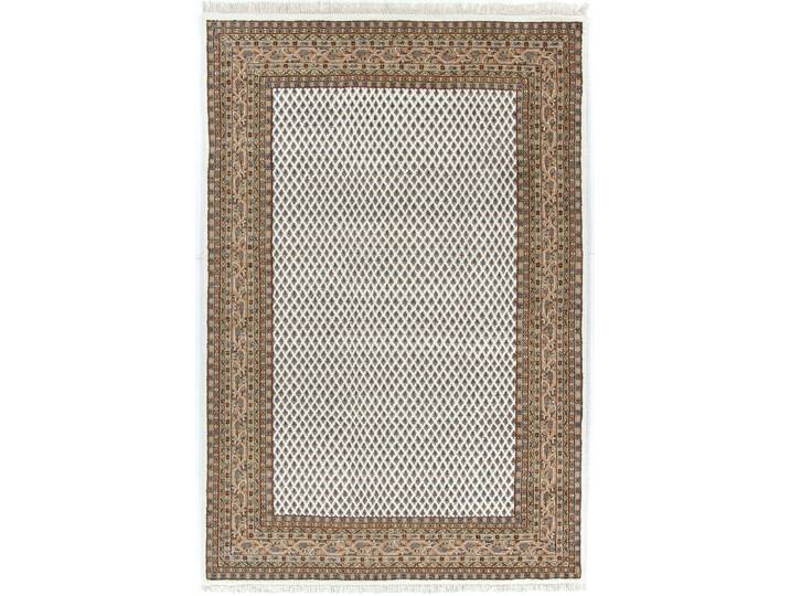 Indo Mir Teppich 201x301 Handgeknüpft Orientteppich Wolle