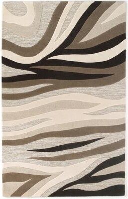 Domani Wave Contemporary Safari Hand-tufted Wool Rug