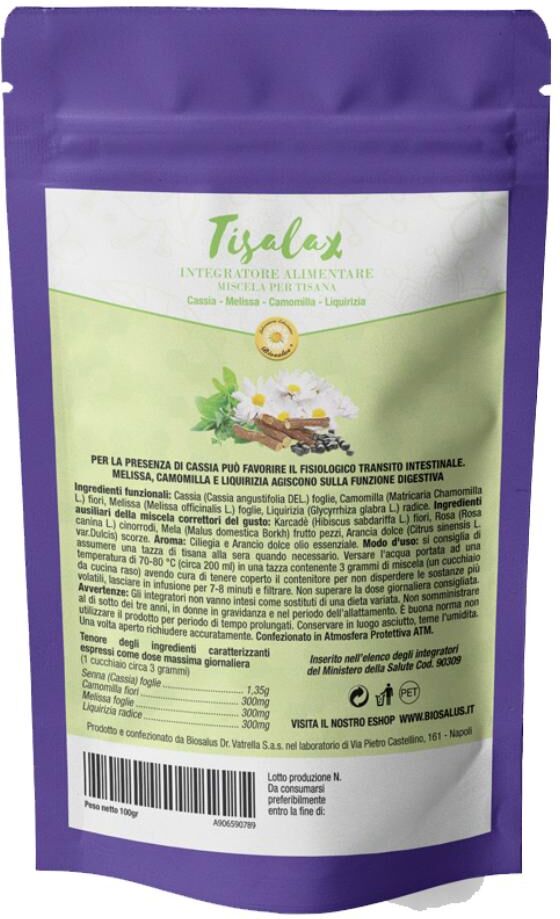 BIOSALUS di Vatrella A. Sas TISALAX Miscela Erbe 100g